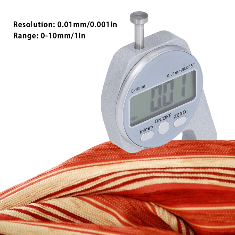 Digital Thickness Gauge 0‑10mm Range Mini Electronic Caliper Thickness Meter