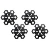 Dabada DA-1013 Trekking Pole/Walking Pole Rubber Caps, Baskets, Snow Baskets