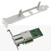 eMagTech 2pcs Computer Network Card Full Height Bracket Compatible with