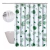 MINI BOXX Cortinas Para Baño Ducha Con Ganchos Impermeable Y