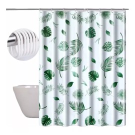 MINI BOXX Cortinas Para Baño Ducha Con Ganchos Impermeable Y Antimoho