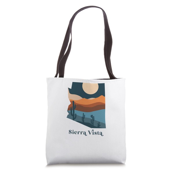 Sierra Vista Arizona Desert Style Boho AZ Landscape Tote Bag