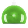 MiniSun | Mini Retro Gloss Green Metal Dome Ceiling Light