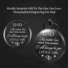 TREEWETO Pocket Watch for Dad from Daughter Engraved -I Will