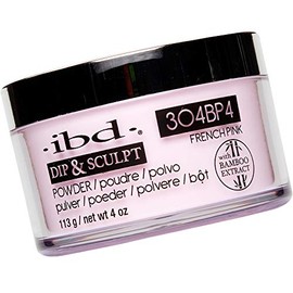 IBD 2-in-1 Dip & Sculpt Powder for Nails, Pink 304BP4, 4 oz