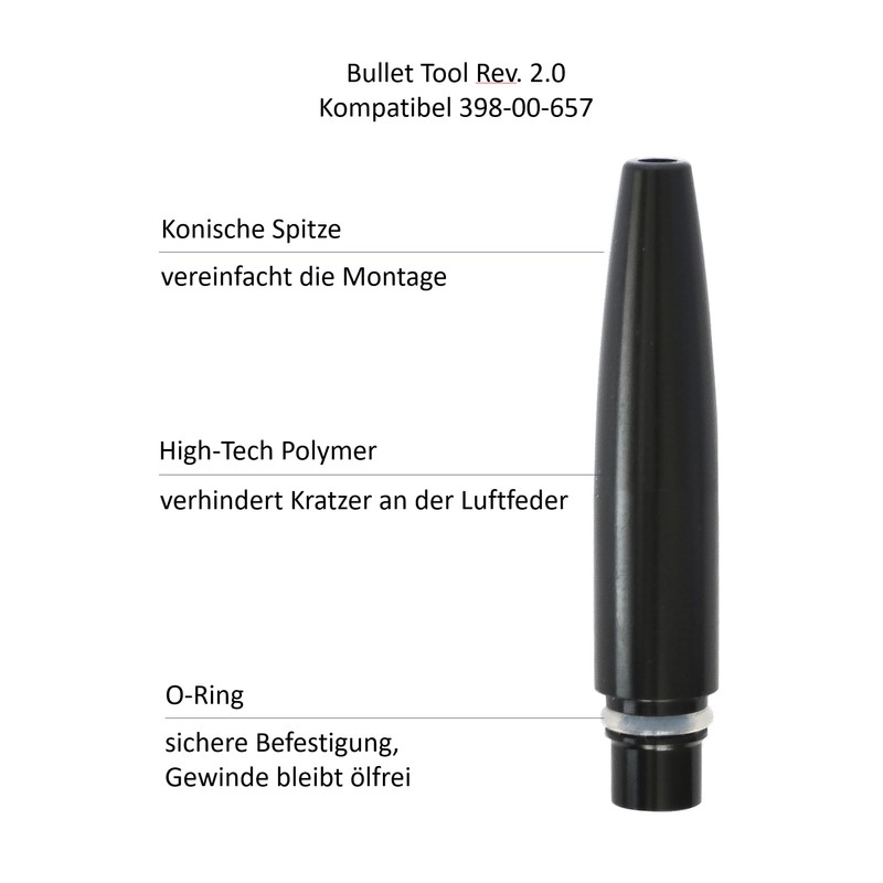 TOOLEVO Bullet Tool Rev 2.0 398-00-657 Compatible with Fox Float