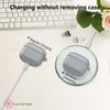Frylaa Compatible with Airpods 3 Case Clear Pinks, Soft TPU