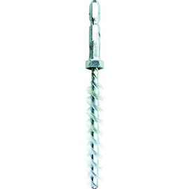 TRUSCO TB-6841 Nylon Screw Brush with Hex Shaft, Φ0.4 inches (10 mm), Wire Diameter 0.5 inches (0.5 mm)