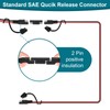 MENTBERY SAE Extension Cable, 10FT 12AWG SAE Battery Connector, SAE