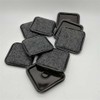 2.5 inch Square Reusable Carpet Bottom Furniture Caster Cups to