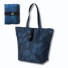 RONNOS Zippered Shoulder Bag, Eco Bag, Large Capacity, Foldable, Cold