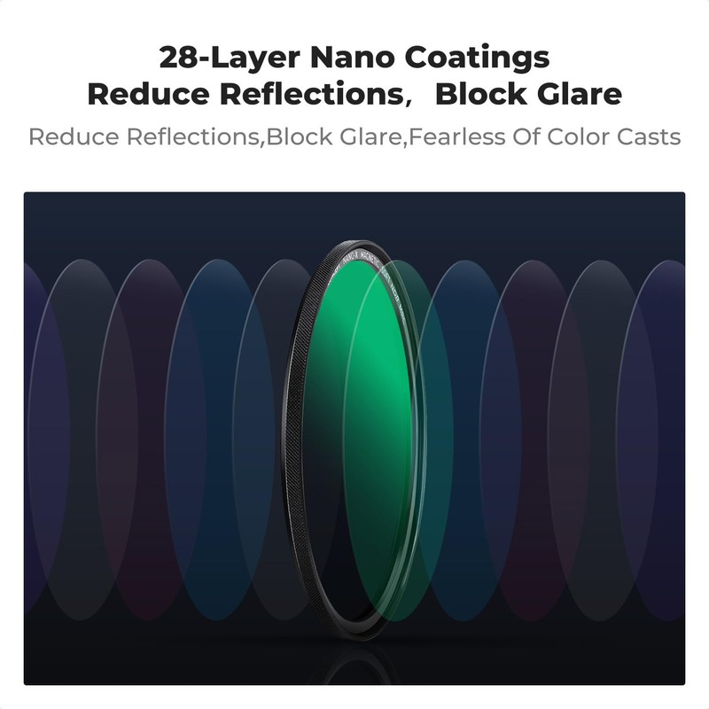 K&F Concept 5-in-1 Magnetic Lens Filter Kit, Includes GND8+ ND8+