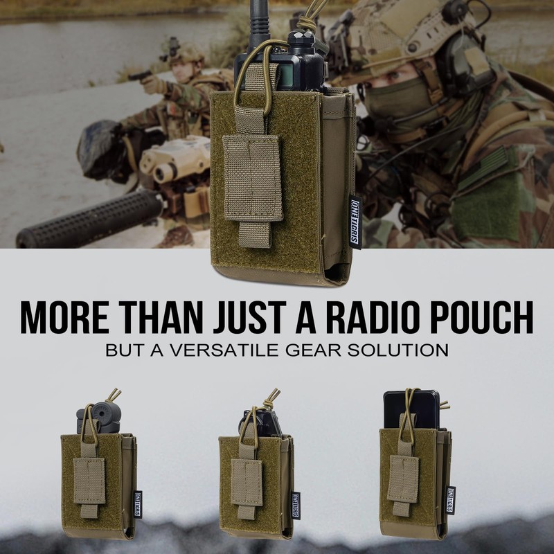 OneTigris Radio Holster for BaoFeng UV-5R BF-F8HP Nylon MOLLE Pouch
