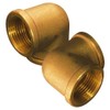 2 pieces brass angle 90°, 1/2 inch female thread, 1/2