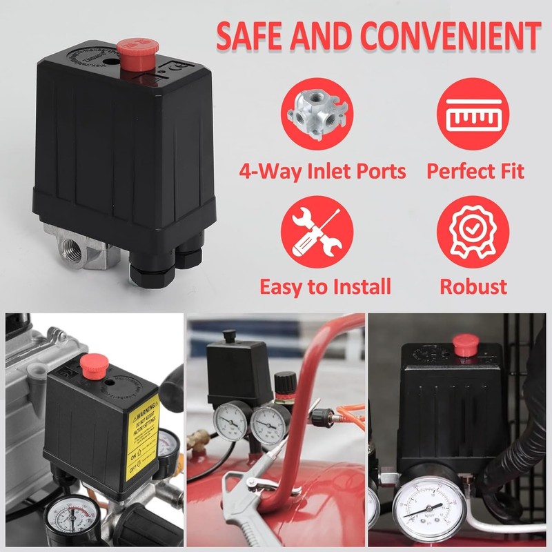 Pressure Switch Compressor, Pressure Switch Control Valve Air Compressor, Pressure