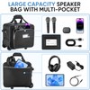Undomip Speaker Bag with Wheels Compatible with Bose S1 Pro