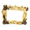 Rustic Intertwined Stag Deer Antlers Picture Frame With Easel Back