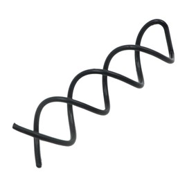 ANCLLO 20 Pcs Black Spiral Hair Pin Rotating Hair Pin Twist Hair Pin Bun Stick Pick DIY Hairstyles