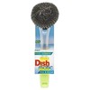 Dishmatic Filable Washing Up Brush With Steel Scourer by Dishmatic