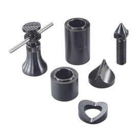 Starrett Little Giant Jack Screws Set with Fine-Adjusting Screw and All Attachments - Ideal for General Use in Toolrooms or Machine Shops, 2-1/4" to 3-3/8" Range - SF190