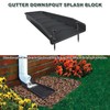 WESTERN SUPPLY HARDWARE Downspout Splash Block, 17” Decorative Rain-Gutter Downspout