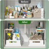 NGR UNDER SINK ORGANIZER (WHITE) FOR Kitchen, Bathroom Cabinet, Under