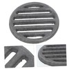 ULTECHNOVO Round Fireplace Grate for Indoor and Outdoor Use Fireproof
