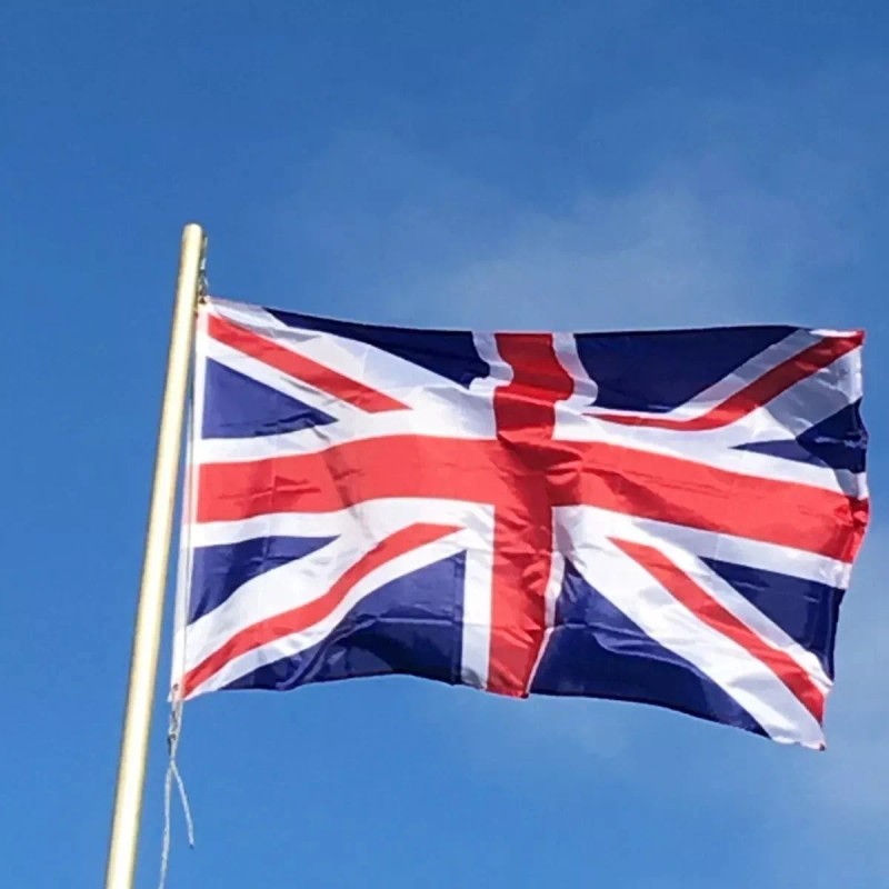 Bandera Reino Unido 1.5m X 90cm Gran Bretaña Colgable Exteri