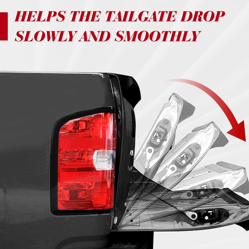 Vepagoo 43301 Tailgate Assist Dodge Ram 1500 for 2009-2018, Pickup
