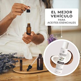 Árbora Aceite de Coco Fraccionado + Almendras Dulces |Consistencia ligera y Rápida Absorción| Hidratación profunda|Ideal para piel, uñas y cabello | Aceites portadores de Aceites Esenciales 120ml,90ml
