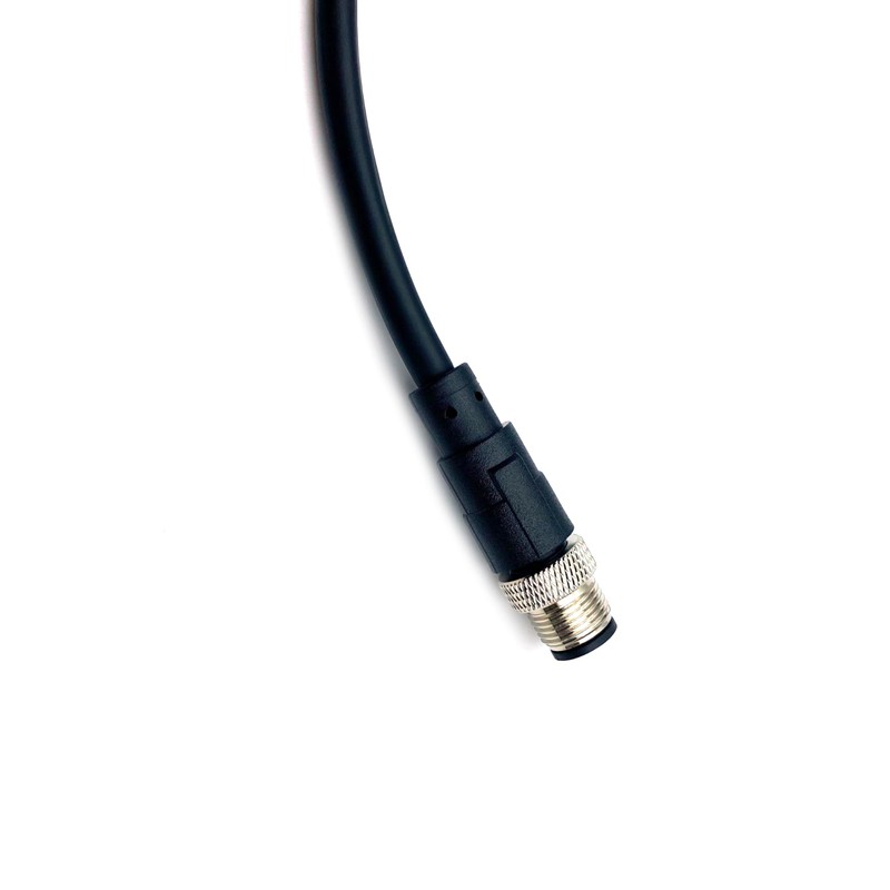FOWIUNYE 16.4ft M12 12 Pin Male Connector Cable, A Code
