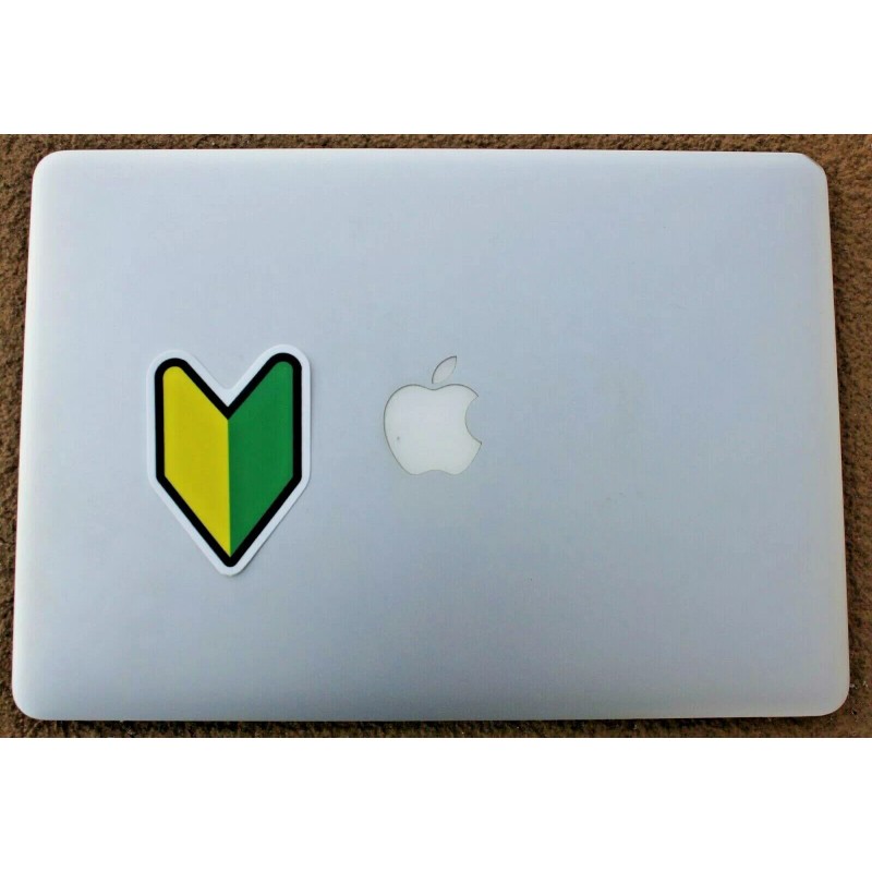 Shoshinsha Mark Wakaba Mark Japan Student Driver Vinyl Sticker