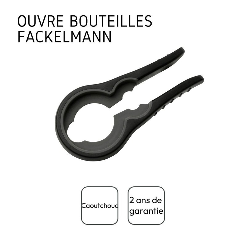 Fackelmann FM Universal JAR Opener 669250, White/Grey, 18.5 x 9