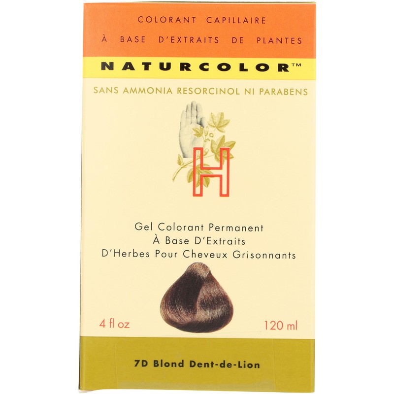 naturcolor Haircolor - Dandelion Hair Dye (7D), 4 Fl Oz