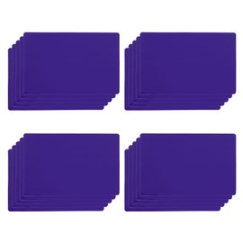 PATIKIL Magnetic Name Tag 4.72x3.15Inch, 20 Pcs Dry Erase Magnet Labels Waterproof Reusable Strips for Classroom Office Refrigerator Home whiteboard, Purple