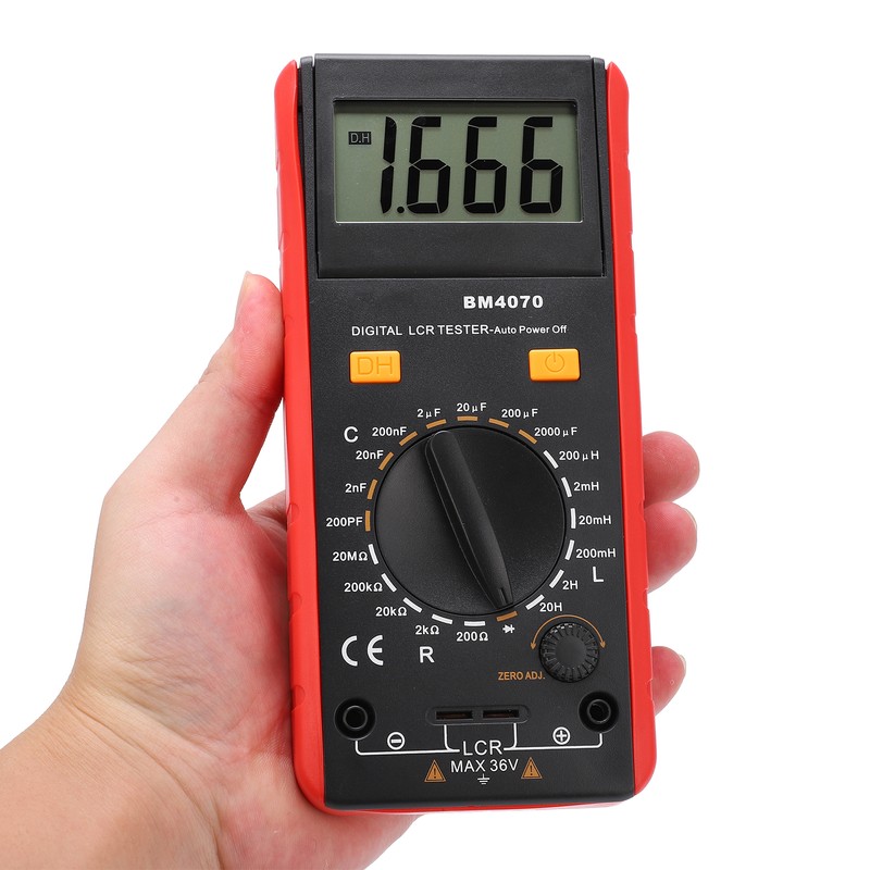 BM4070 Multimeter LCD Compact Portable PowerSaving Durable Industrial Resistance Meter