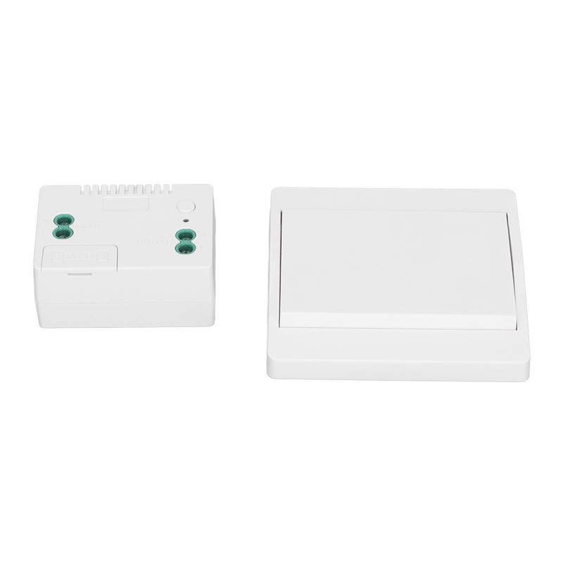 Wireless Light Switch Receiver Kit Self Generating Kinetic Energy Remote