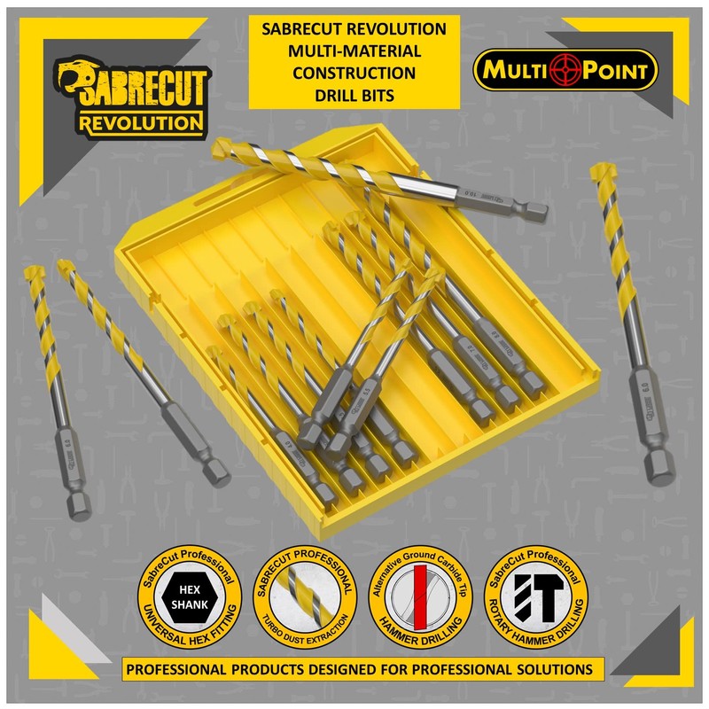 10 x SabreCut SCRMCH001 4mm 5mm 5.5mm 6mm 6.5mmm 7mm