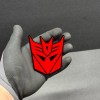 UsaStandard 2x Decepticon Transformer Mask Car Fender Badge Acrylic Emblem