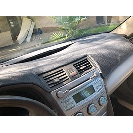 JIAKANUO Auto Car Dashboard Dash Board Cover Mat Fit for Toyota Camry 2007-2011 (Camry 07-11, Gray)