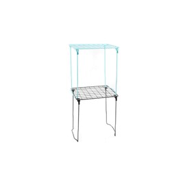 Office Works Metal Organizing Shelf for Locker and Desk, 11 x 14.25 inches, Black