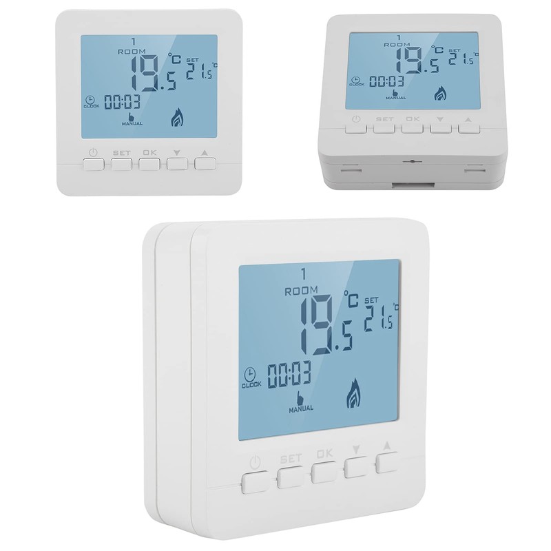 Programmable Gas Fireplace Thermostat Low Voltage Digital Thermostat with LCD