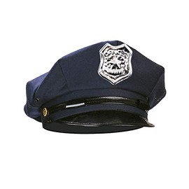 Horror-Shop Blue Police Hat