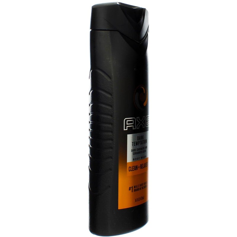 Axe Dark Temptation Shower Gel, 16 Ounce -- 6 per