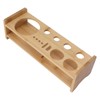 Bartender Kit Stand Large Capacity Space Saving Bamboo Wood Bartending