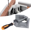 Aluminum Alloy 90 Degree Right Angle Clamp Single Handle Corner