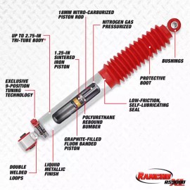Rancho RS9000XL Suspension Shock Absorber | Fits 2004-2013 Ford F-150