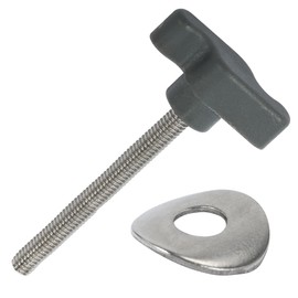 TABEKE Shower Chair Hardware Pack-Backrest Tube(4pcs)