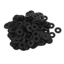 uxcell Rubber Flat Washers 12mm OD 5mm ID 1mm Thickness for Faucet Pipe Water Hose, Pack of 100