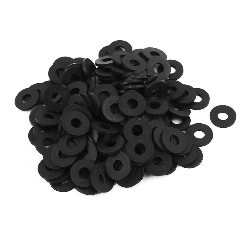 uxcell Rubber Flat Washers 12mm OD 5mm ID 1mm Thickness